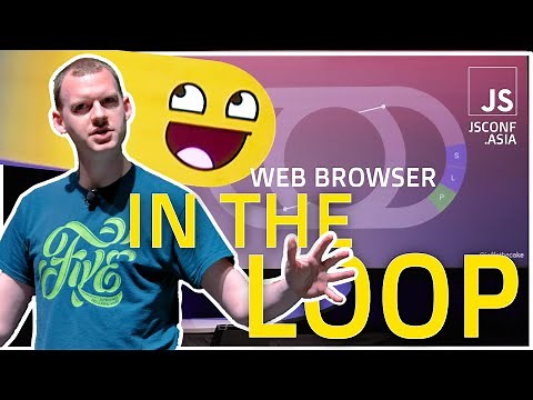 A thumbnail of the video "Jake Archibald on the web browser event loop, setTimeout, micro tasks, requestAnimationFrame, ..." by JSConf